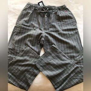 Polo Ralph Lauren Gray Pinstripe Flannel Lounge Pant